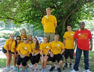 Move-In Day volunteers 2015