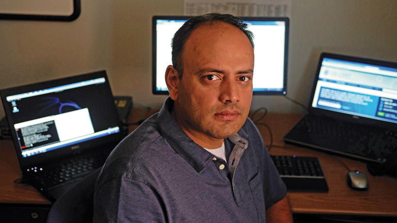 IS professor Shaji Khan creates cybersecurity lab to address demand, create information security professionals