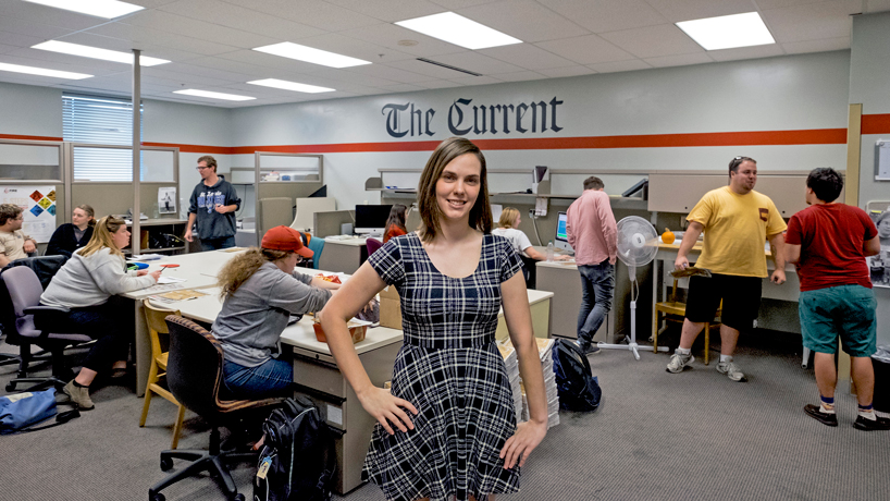 Kat Riddler, The Current’s editor-in-chief, puts focus on writing, staff camaraderie
