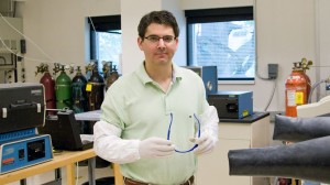 Physics Professor Eric Majzoub is part of the upcoming energy panel discussion at SLINN 2015, hosted by UMSL's Center for Nanoscience on Dec. 12. He's an expert on energy storage and conversion. (Photo by August Jennewein)