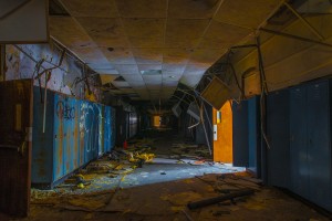 main basement hallway