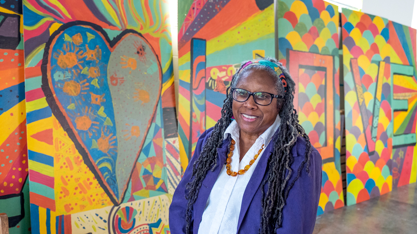 Cultural anthropologist strengthens community through art