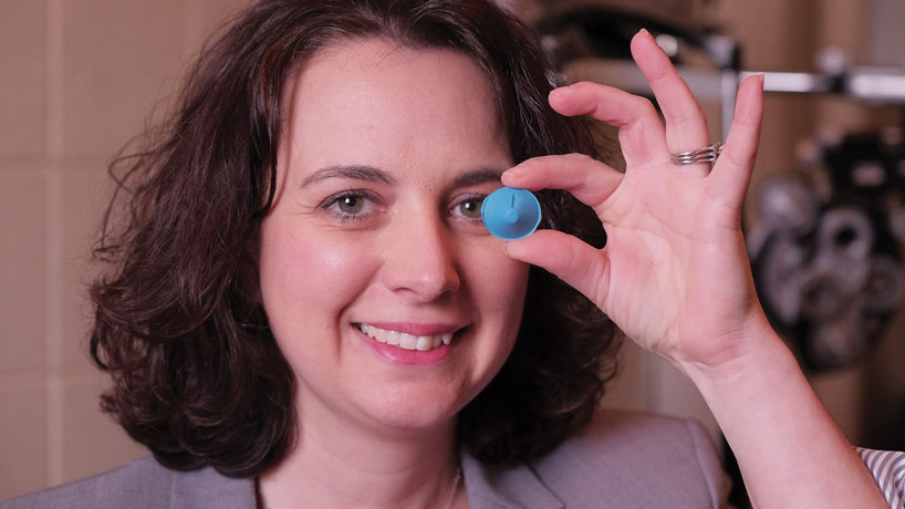 UMSL optometrist offers new contact lens technology for all eye shapes, sizes