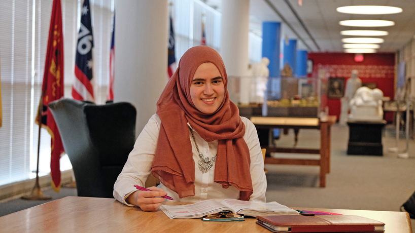 Love for Syria, children’s health inspires pre-med student Alaa Kuziez