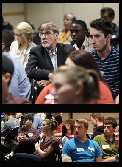 Debate watching party at MSC