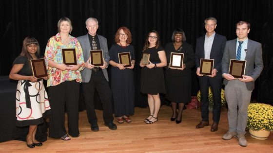 Faculty and staff honored at the 2016 State of the University Address