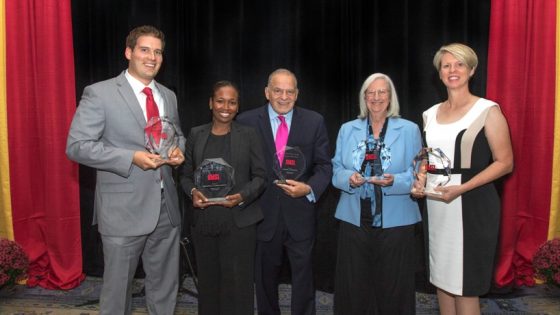 Five honorees