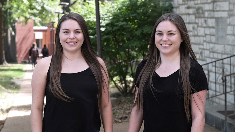 Twin sisters choose UMSL College of Nursing for reputation, familiarity