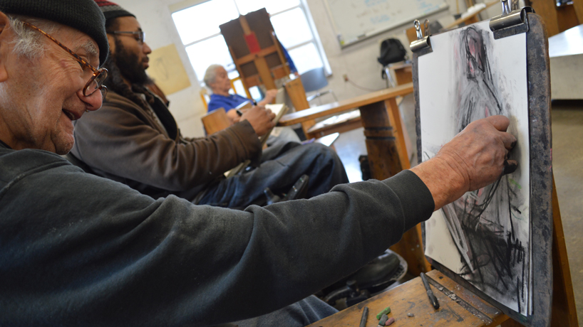 Drawing inspiration from teachers Max Beckmann and Sharon Callner, 2 St. Louis artists shape friendship, artwork at UMSL