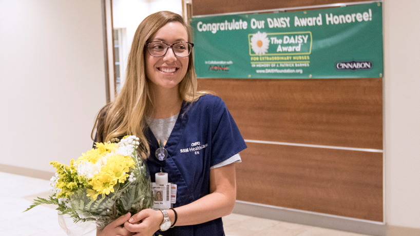 Nursing alumna’s life-saving efforts result in DAISY Award, everlasting gratitude, friendship