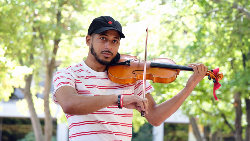 EP release, graduation up next for UMSL violinist and media studies major