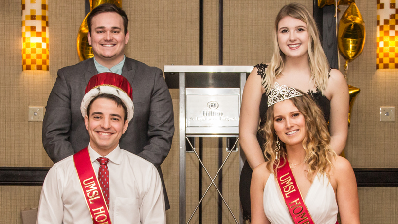 2018 homecoming king and queen talk UMSL pride, rewarding student journeys