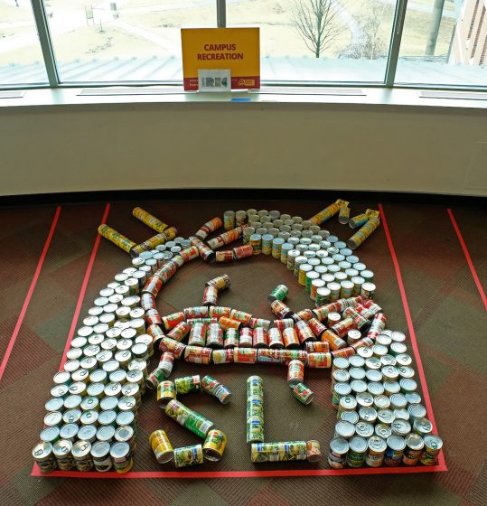 Campus Rec CANstruction