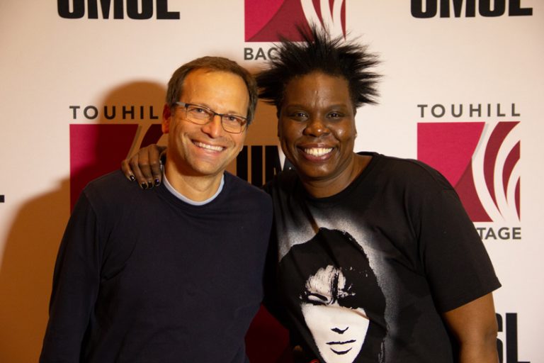 Comedian Lenny Marcus (at left) opened for Leslie Jones during Friday ...