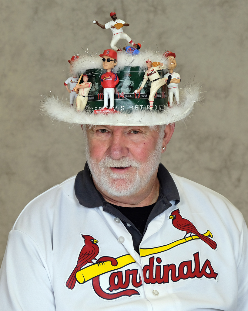 A career to hang his hat on: Cardinals superfan Tom 'The Hat Man' Lange  retires after 22 years at UMSL - UMSL Daily