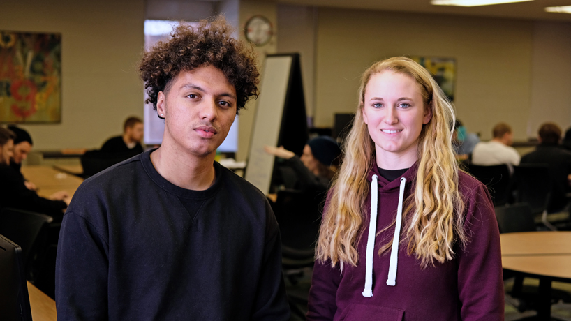 Marketing seniors Sam Craig and Gabrielle Mennemeier become first MDMC scholars