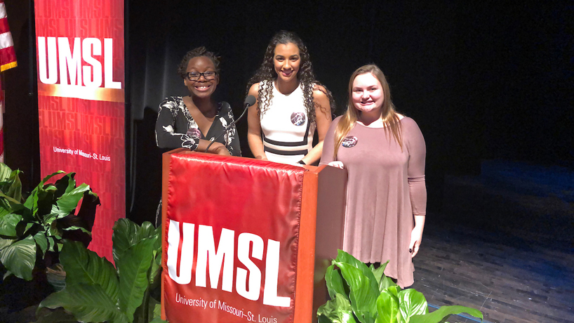 2019 UMSL Martin Luther King Jr. Scholarship recipients