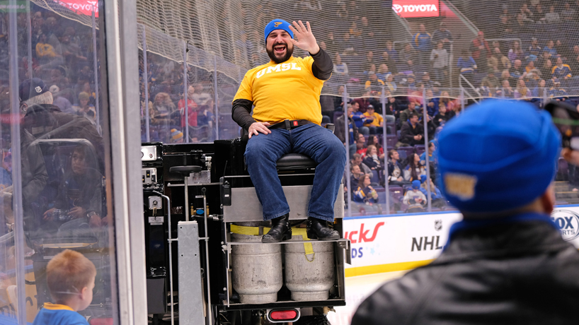 UMSL Night with the St. Louis Blues attracts sizable contingent for night of hockey fun