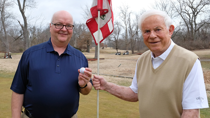 UMSL-tested aiming system hits shelves on new Callaway golf balls