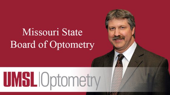College of Optometry alumnus Scott Ream was named to the Missouri state board by Governor Mike Parson in February. (Photograph courtesy of Scott Ream)