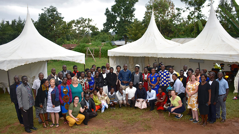 Along with four of her College of Education colleagues, assistant Professor Shea Kerkoff led professional development workshops for 60 Kenyan teachers in June. (Submitted photos)