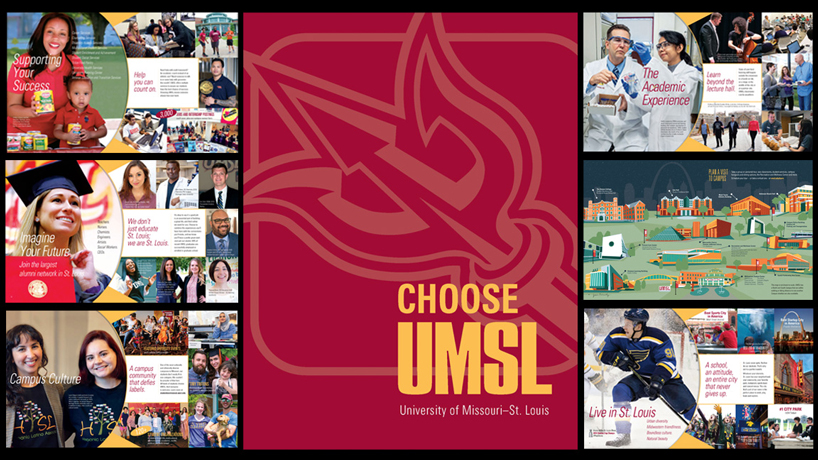 UMSL viewbook collage