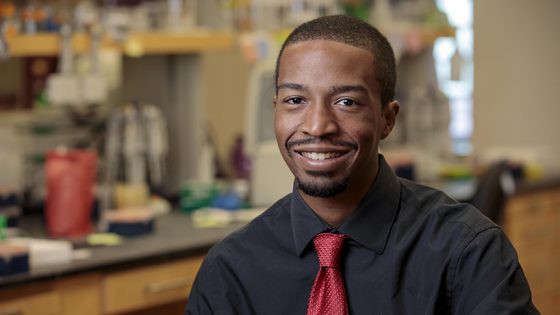 Kevin L. Cox Jr., a post-doctoral associate in the Blake Meyers Lab at Donald Danforth Plant Science Center, was awarded a $1.4 million fellowship from the the Howard Hughes Medical Institute. (Photo courtesy of the Donald Danforth Plant Science Center)