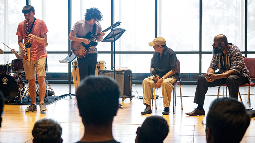 Living legend Benny Golson grants UMSL jazz students a look behind the curtain