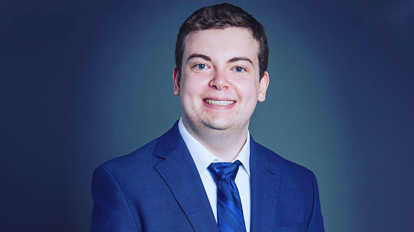 BSEE grad Nick Barbeau's time at UMSL was marked by his involvement on on-campus life both through Joint Engineering and the Honors College. He graduates this week with a job lined up at Burns & McDonell. (Photo courtesy of Nick Barbeau)