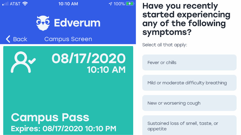 Edverum Campus Screen app