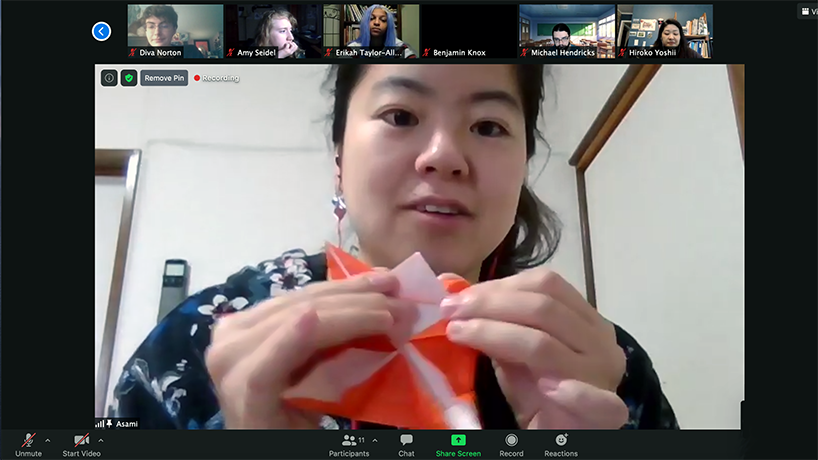 Japan-America Student Association holds virtual origami lesson for Japan’s Culture Day