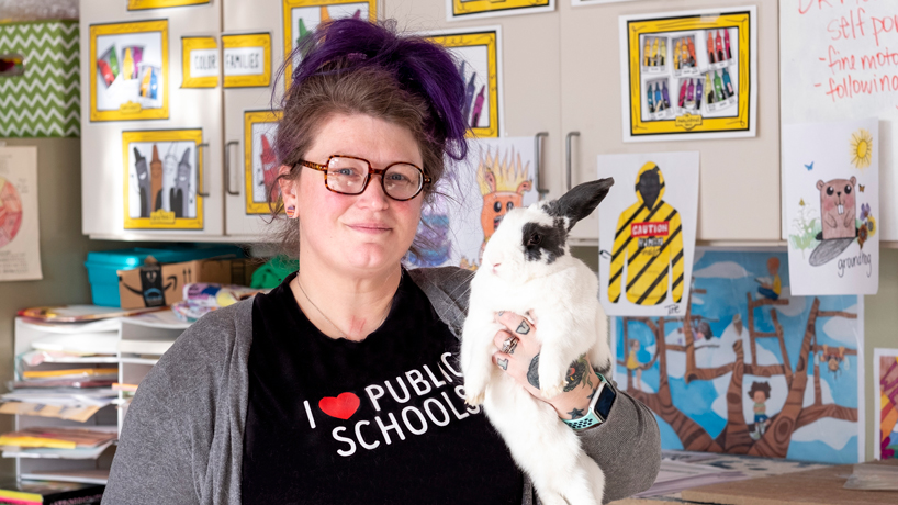 EdD student Britt Tate finds her place inspiring St. Louis students with art education