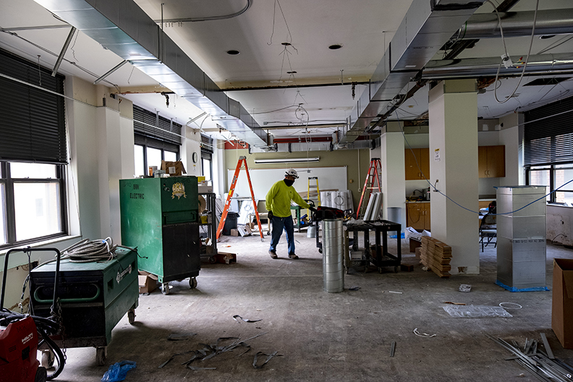 College of Nursing simulation lab construction