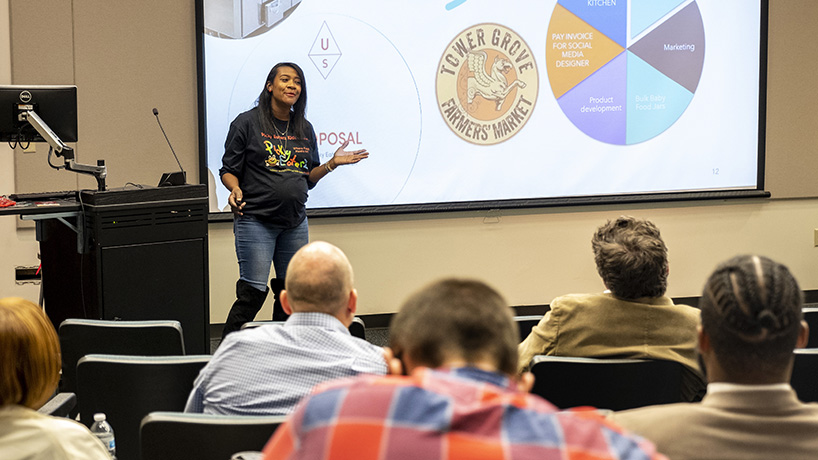 15 entrepreneurs present startups during UMSL DEI Accelerator Pitch Day for a chance at a $50,000 capital injection