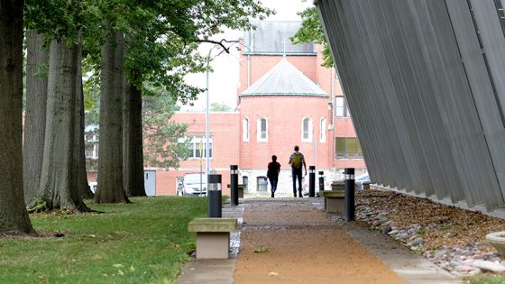 Students outside the Ed Collabitat