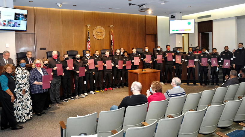 St. Louis County Council honors UMSL men’s basketball team for accomplishments in season cut short by COVID-19