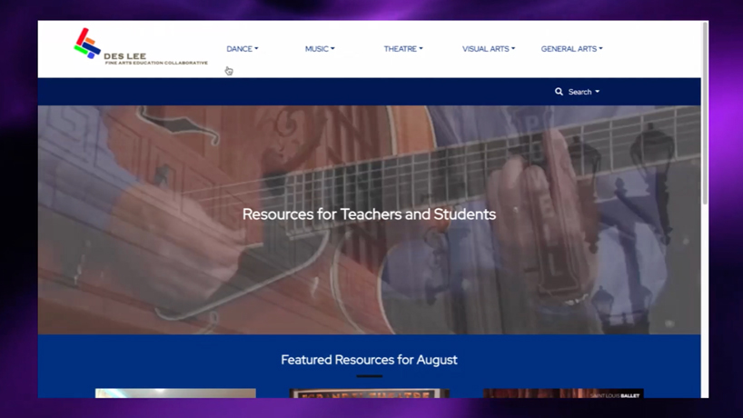 HEC Media features innovative new website from Des Lee Fine Arts Education Collaborative