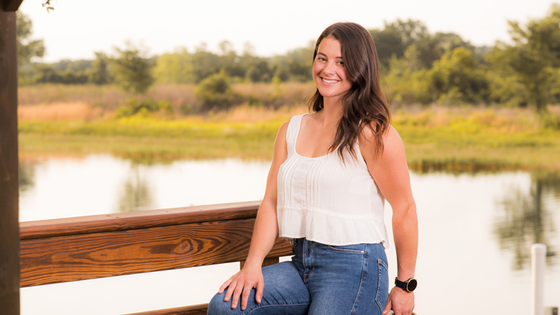 Doctoral candidate Lauren Morgan balances criminal justice research with training as elite water skier