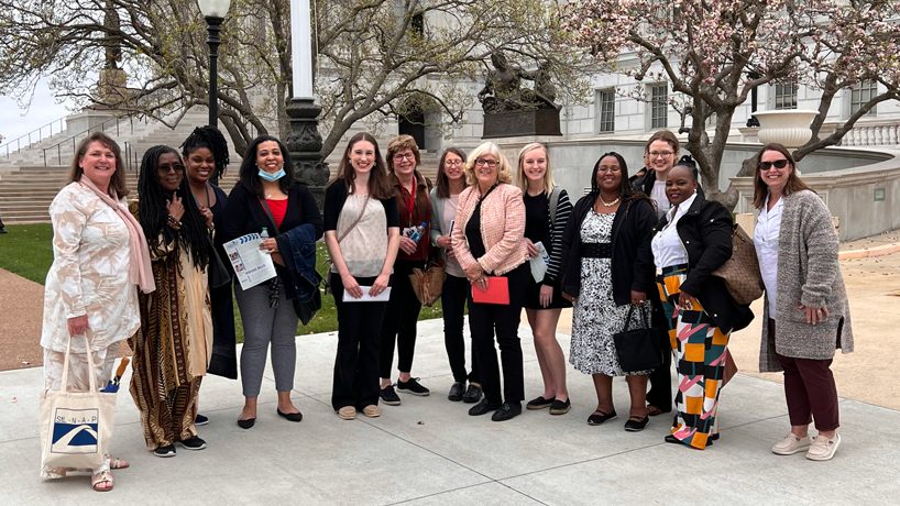 UMSL students participate in Association of Missouri Nurse Practitioners Advocacy Day