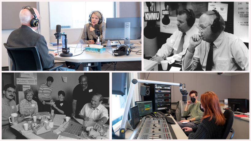 St. Louis Public Radio photos then and now