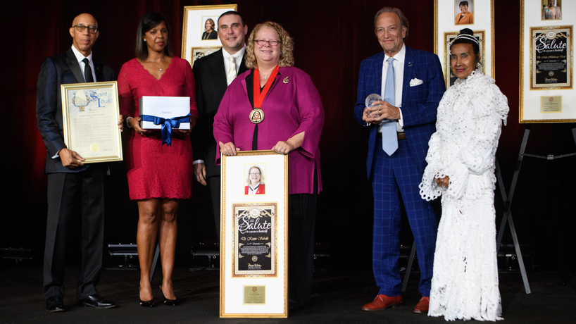 Urban League honors UMSL Chancellor Kristin Sobolik at annual Salute to Women in Leadership Gala