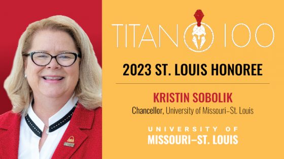Chancellor Kristin Sobolik named to the Titan 100