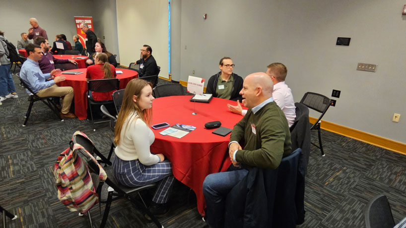 Department of Supply Chain and Analytics holds ‘speed networking’ event to help students secure career opportunities