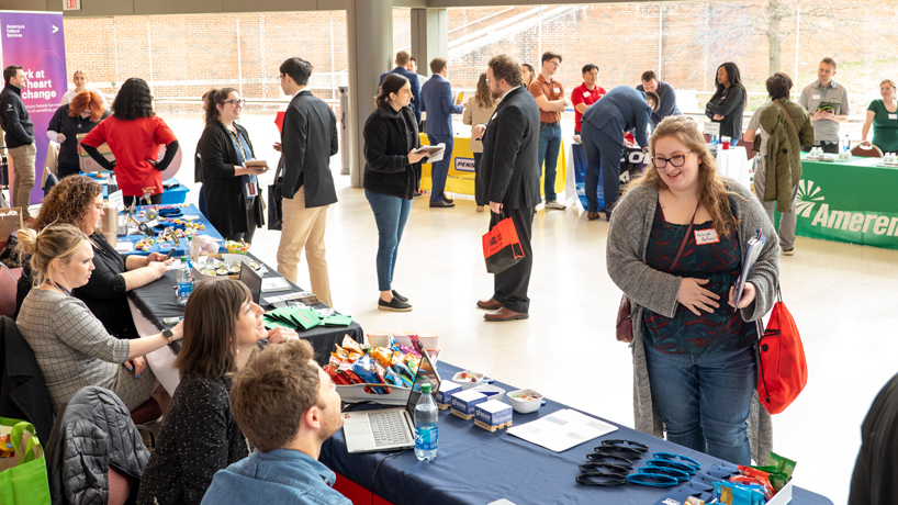 Students impress potential employers at Spring Career Fair