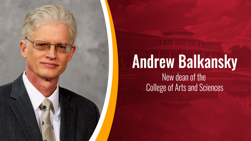 University of Missouri–St. Louis names Andrew Balkansky new dean of the College of Arts and Sciences