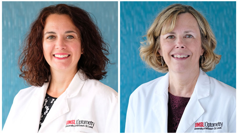 UMSL College of Optometry faculty Julie DeKinder and Vinita Henry receive national awards from AOA’s Contact Lens and Cornea Section Council