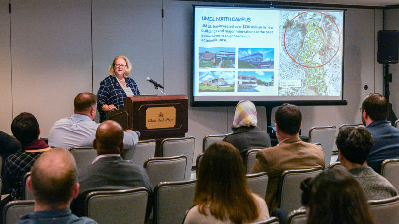UMSL’s implementation of Campus Master Plan gets attention from The Society for College and University Planning at regional conference