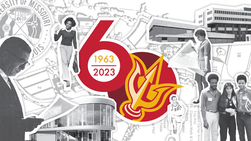 Celebrate UMSL’s 60th anniversary with a journey through the university’s history and a look toward its future