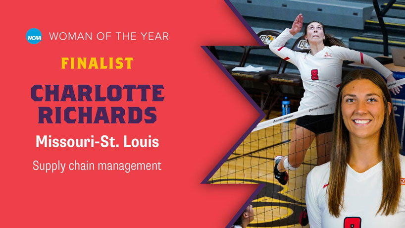 Alum Charlotte Richards named a finalist for 2023 NCAA Woman of the Year