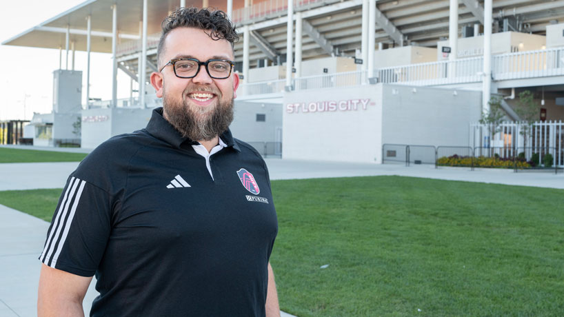 UMSL alum Ken Earley puts creative talents to use for St. Louis CITY SC